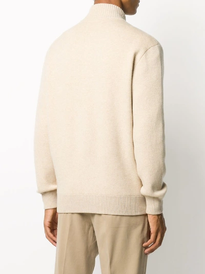 Shop Brunello Cucinelli Cashmere Cardigan In Brown