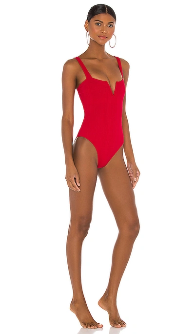 Shop L*space Cha Cha Classic One Piece In Lipstick Red