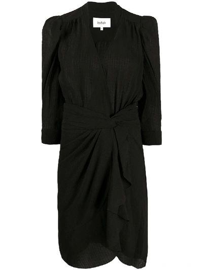 Shop Ba&sh Isee Wrap Dress In Black