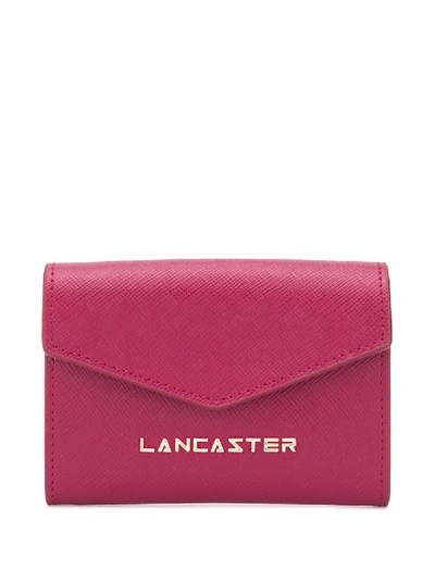 Shop Lancaster Envelope Logo Wallet In Red