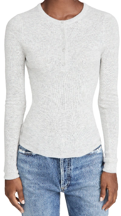 Shop 360 Sweater Cambria Pullover In Lt Heather Grey