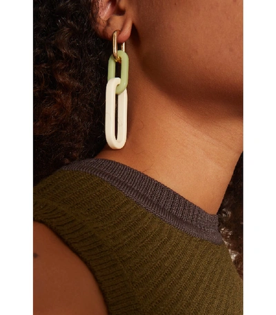 Shop Rachel Comey Nesso Earring In Creme/gold In Multi