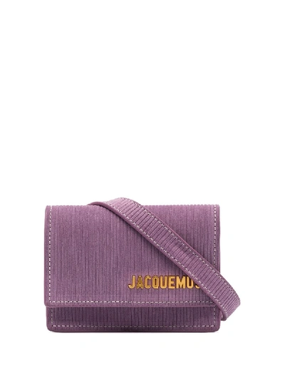Shop Jacquemus La Ceinture Belt Bag In Purple
