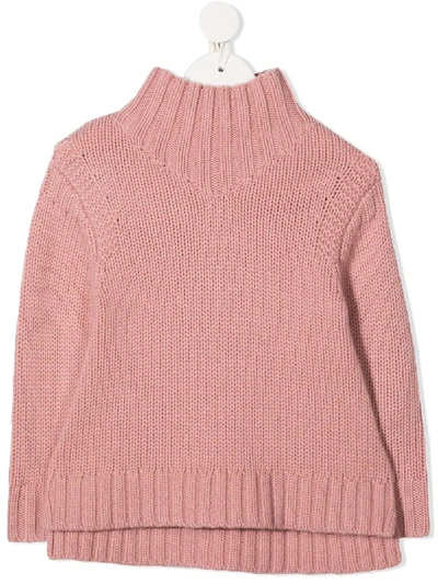 Shop Bonpoint High-neck Sweater In Pink