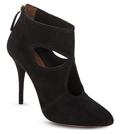 Shop Aquazzura Sexy Thing 105 Suede Ankle Boots In Http://www.selfridges.com/en/aquazurra-sexy-thing-105-suede-ankle-boots_926-10004-5441500209/