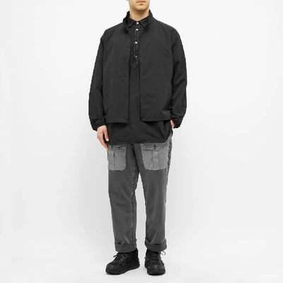 Shop Nanamica Alphadry Dock Jacket In Black