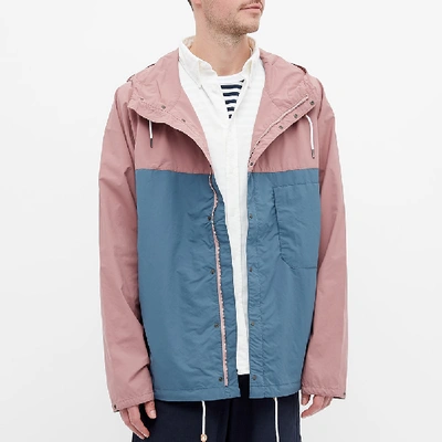 Shop Nanamica Two-tone Cruiser Jacket In Pink