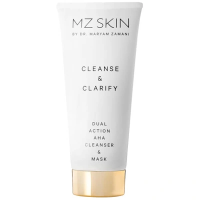 Shop Mz Skin Cleanse & Clarify Dual Action Aha Cleanser & Mask
