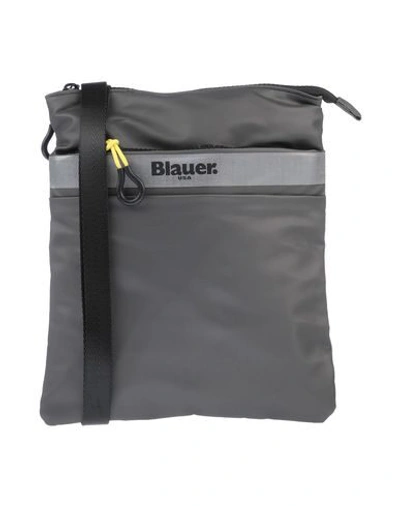 Shop Blauer Cross-body Bags In Lead