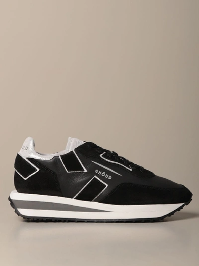 Shop Ghoud Sneakers Rush X  Sneakers In Leather And Suede In Black