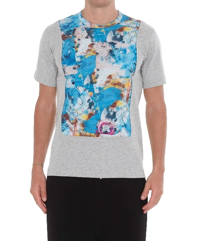 Shop Comme Des Garçons Shirt Futura Print T-shirt In Grey