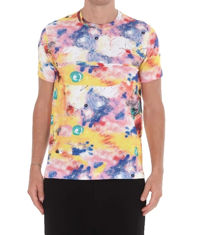 Shop Comme Des Garçons Shirt Futura Print T-shirt In Multicolor