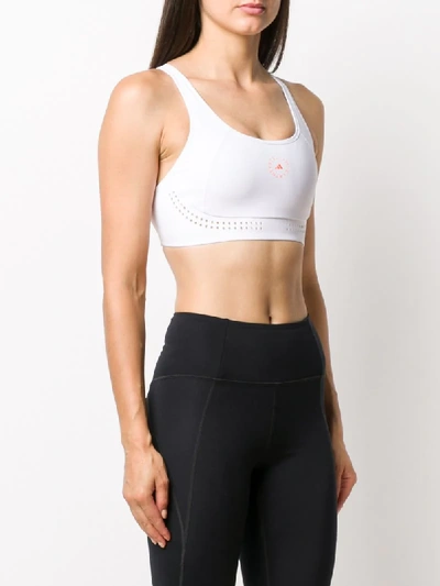 Adidas By Stella Mccartney Truepurpose Medium Support Bra In White