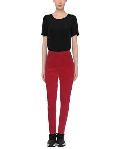 Shop Citizens Of Humanity Casual Pants In Maroon