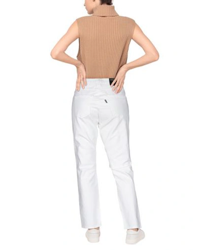 Shop Department 5 Woman Pants White Size 28 Cotton, Elastane