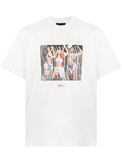 Shop Throwback Survivor T-shirt In White