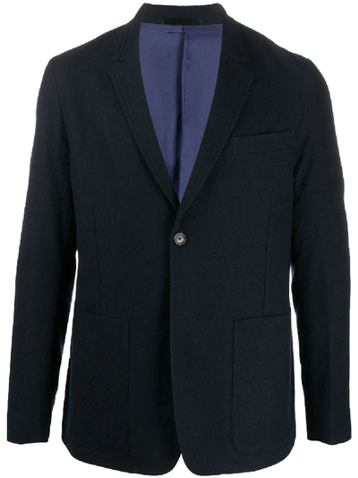 Shop Paul Smith Single Breasted Blazer In Blue