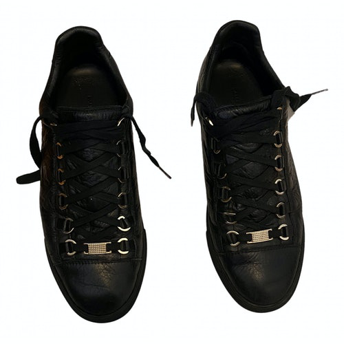 balenciaga leather trainers
