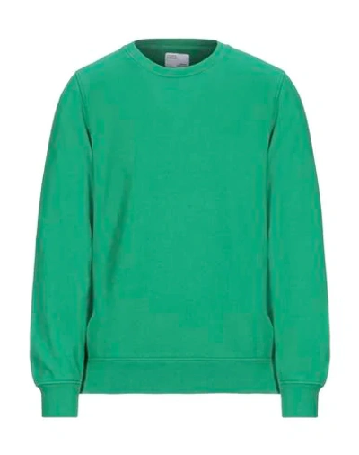 Shop Colorful Standard Sweatshirt In Green
