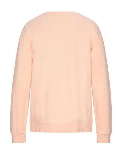 Shop Colorful Standard Man Sweatshirt Apricot Size Xxl Organic Cotton In Orange