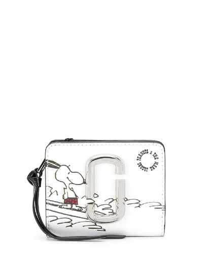 Shop Marc Jacobs Small Snoopy Print Purse In White