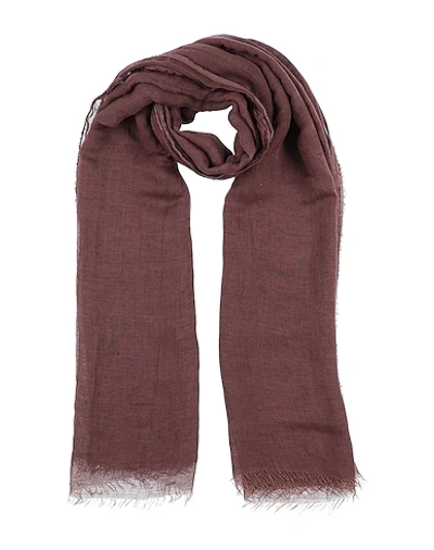 Shop Rick Owens Scarves In Cocoa