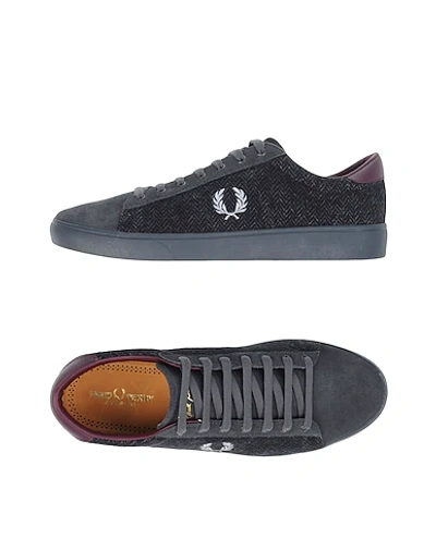 Shop Fred Perry Sneakers In Lead