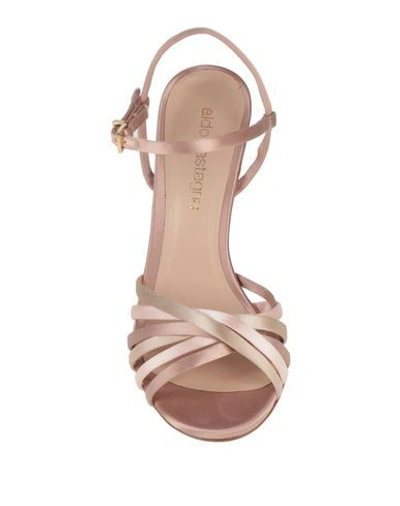 Shop Aldo Castagna Sandals In Pale Pink