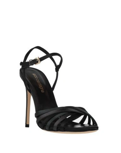 Shop Aldo Castagna Sandals In Black