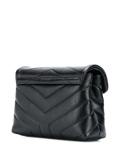 Shop Saint Laurent Loulou Toy Leather Mini Bag In Black