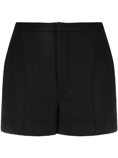 Shop Saint Laurent Wool Skirt In Black