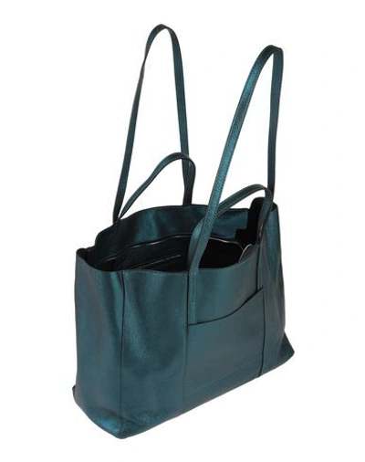 Shop Gianni Chiarini Shoulder Bag In Deep Jade