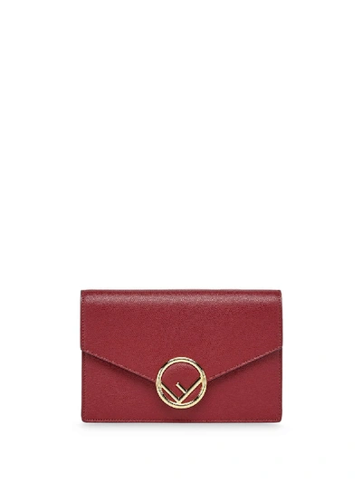 Shop Fendi Wallet On Chain Mini Bag In Red