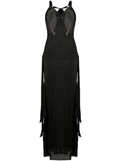 Shop Bordelle Harness Midi Dress In Black