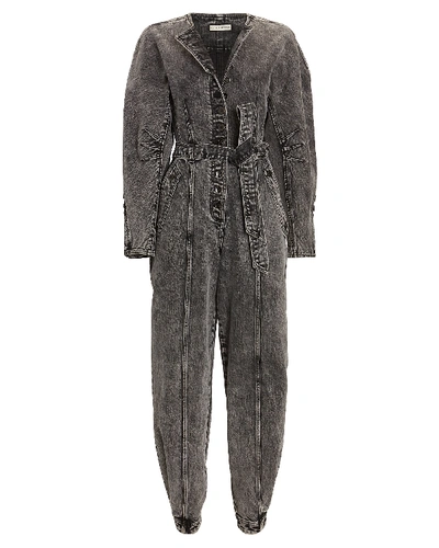 Shop Ulla Johnson Atlas Belted Denim Jumpsuit