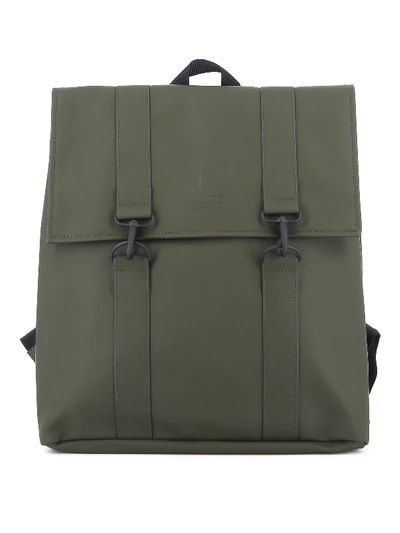 Shop Rains Msn Bag Backpack In Green