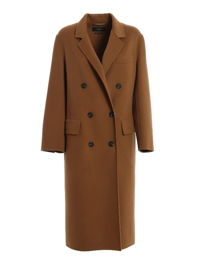 Shop Weekend Max Mara Torbole Coat In Camel