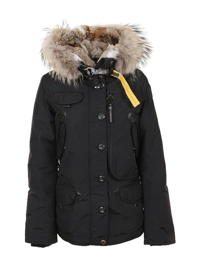 Shop Parajumpers Tech Nylon Hooded Puffer Jacket In Black