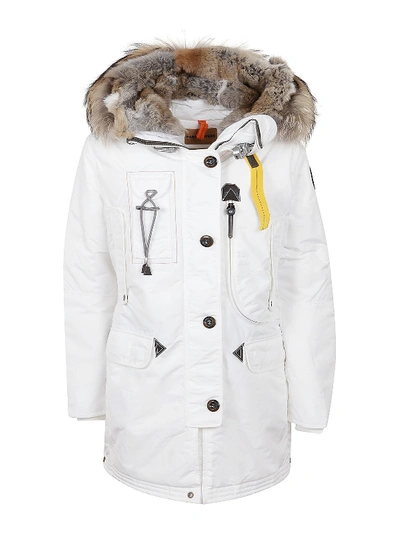 Shop Parajumpers Tech Nylon Coat In White
