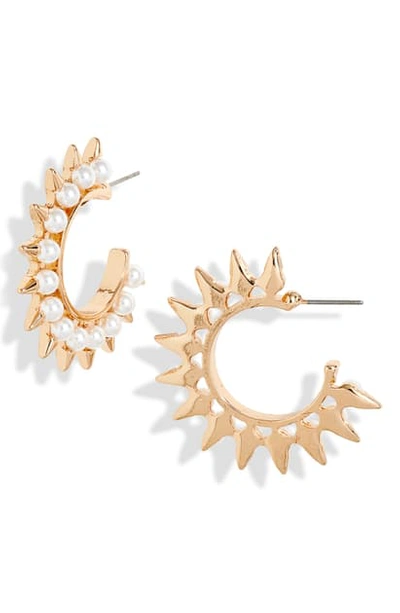 Shop 8 Other Reasons Shine Bright Hoop Earrings In Gold