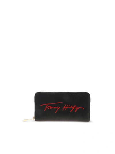 Shop Tommy Hilfiger Iconic Tommy Wallet In Blue