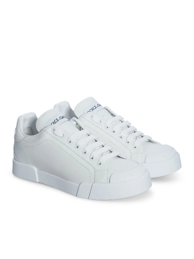 Shop Dolce & Gabbana Sneakers With Logo In White