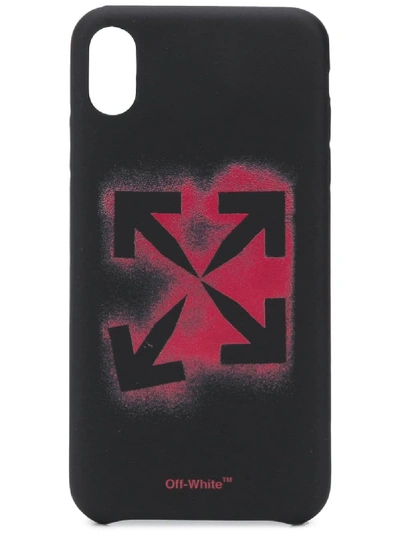 Shop Off-white Stencil Iphone Xs Max Case In Black