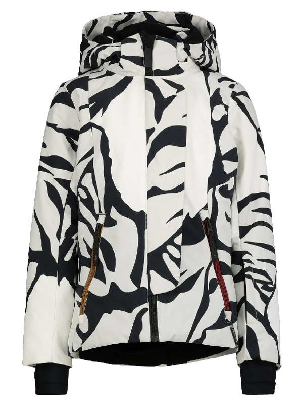 girls white ski jacket