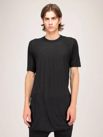 Shop Boris Bidjan Saberi One Piece T-shirt Black Dyed