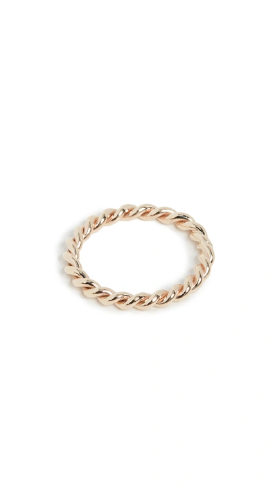 Shop Ariel Gordon Jewelry 14k Twine Ring In Gold