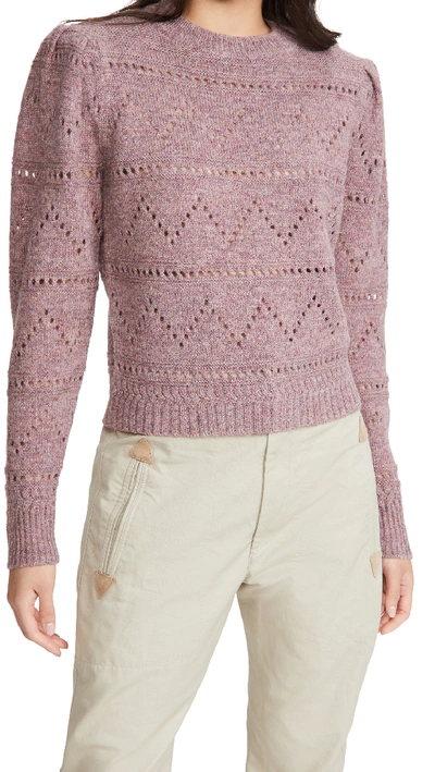 Shop Isabel Marant Étoile Norma Pullover In Rosewood