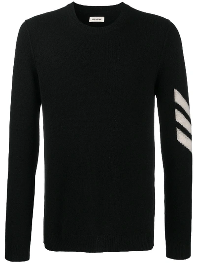 Shop Zadig & Voltaire Kennedy Cashmere Sweater In Black