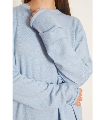 Shop Extreme Cashmere Hein Cashmere Sweater In Sky In Blue