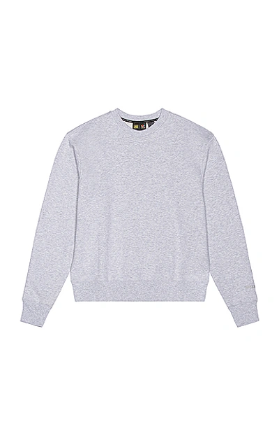 Shop Adidas X Pharrell Williams Basics Crewneck In Light Grey Heather